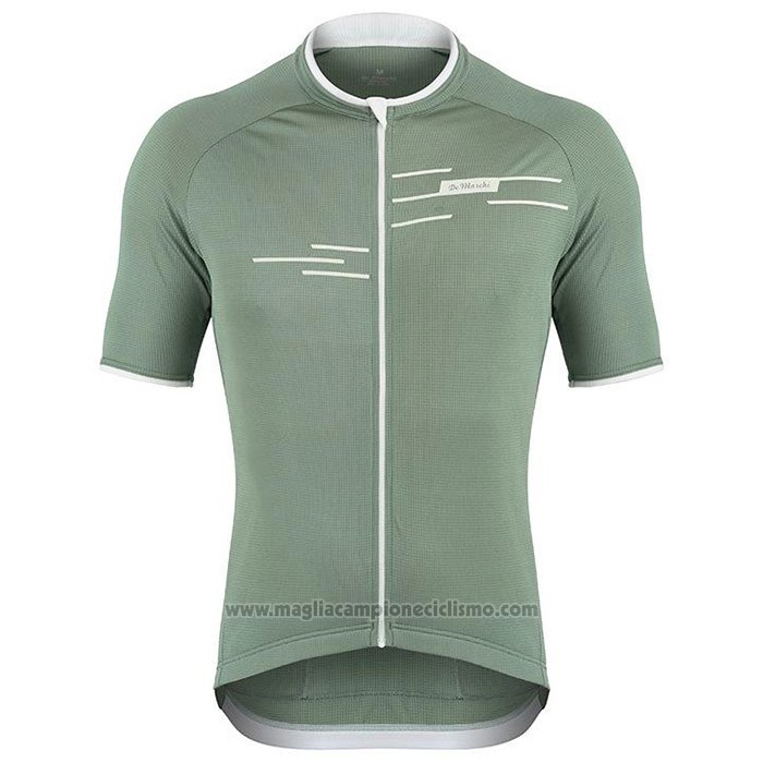 2020 Abbigliamento Ciclismo De Marchi Chiaro Verde Manica Corta e Salopette